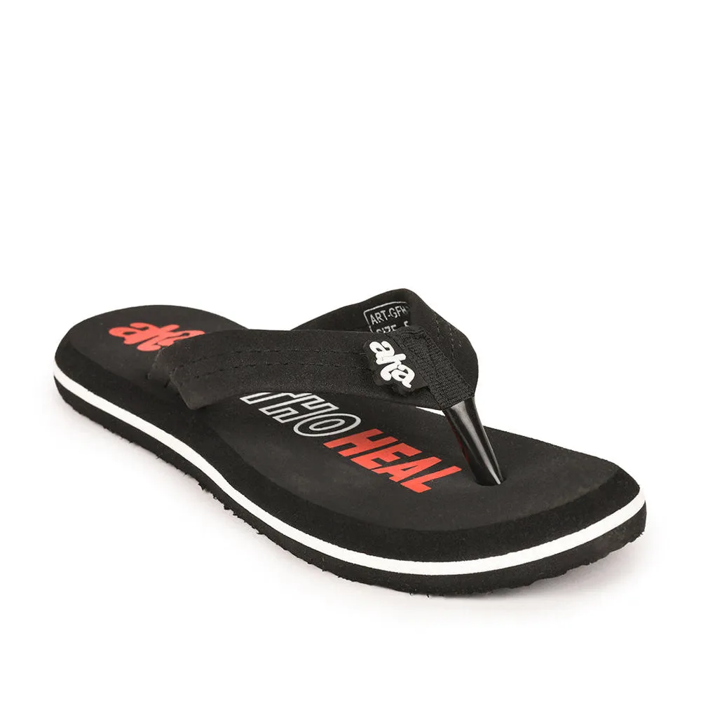 A-HA Casual Black Slipper For Women GFH-7 By Liberty