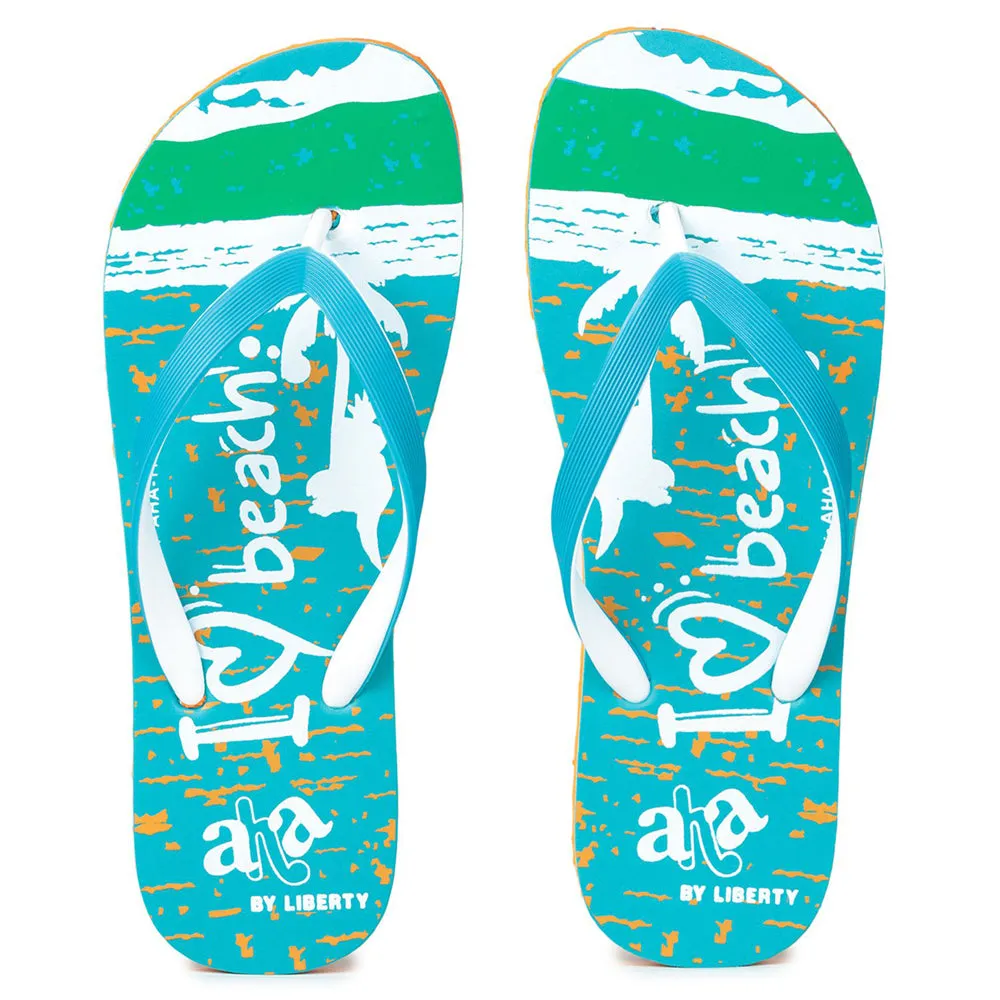 A-HA Casual Green Flip Flop For Women AHA-115N By Liberty