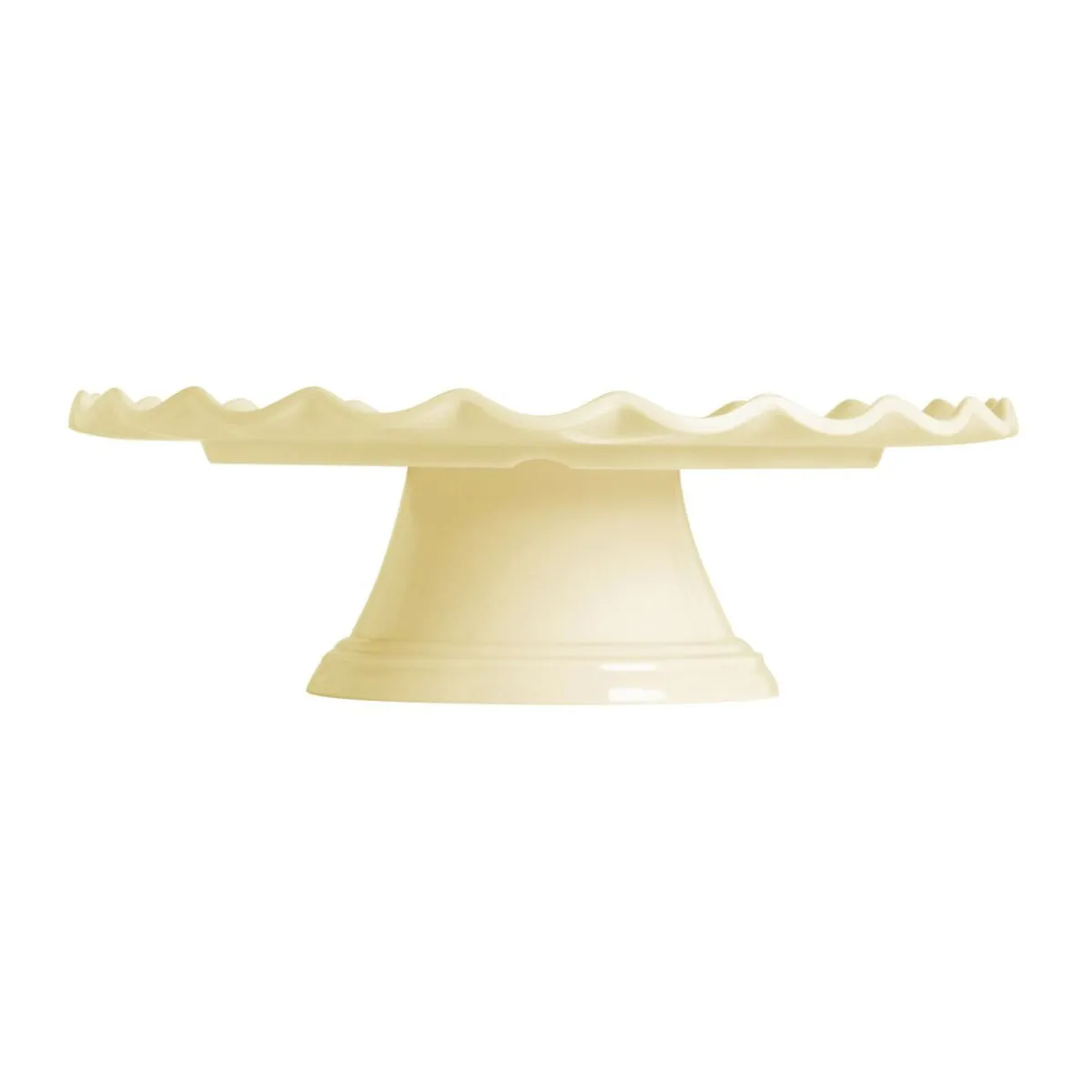 A Little Lovely Company Cake Stand: Wave - Vanilla Cream