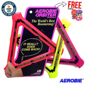 AEROBIE Orbiter Boomerang Ring, Frisbee, Flying Disc