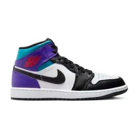 Air Jordan 1 Mid 'Aqua Purple'