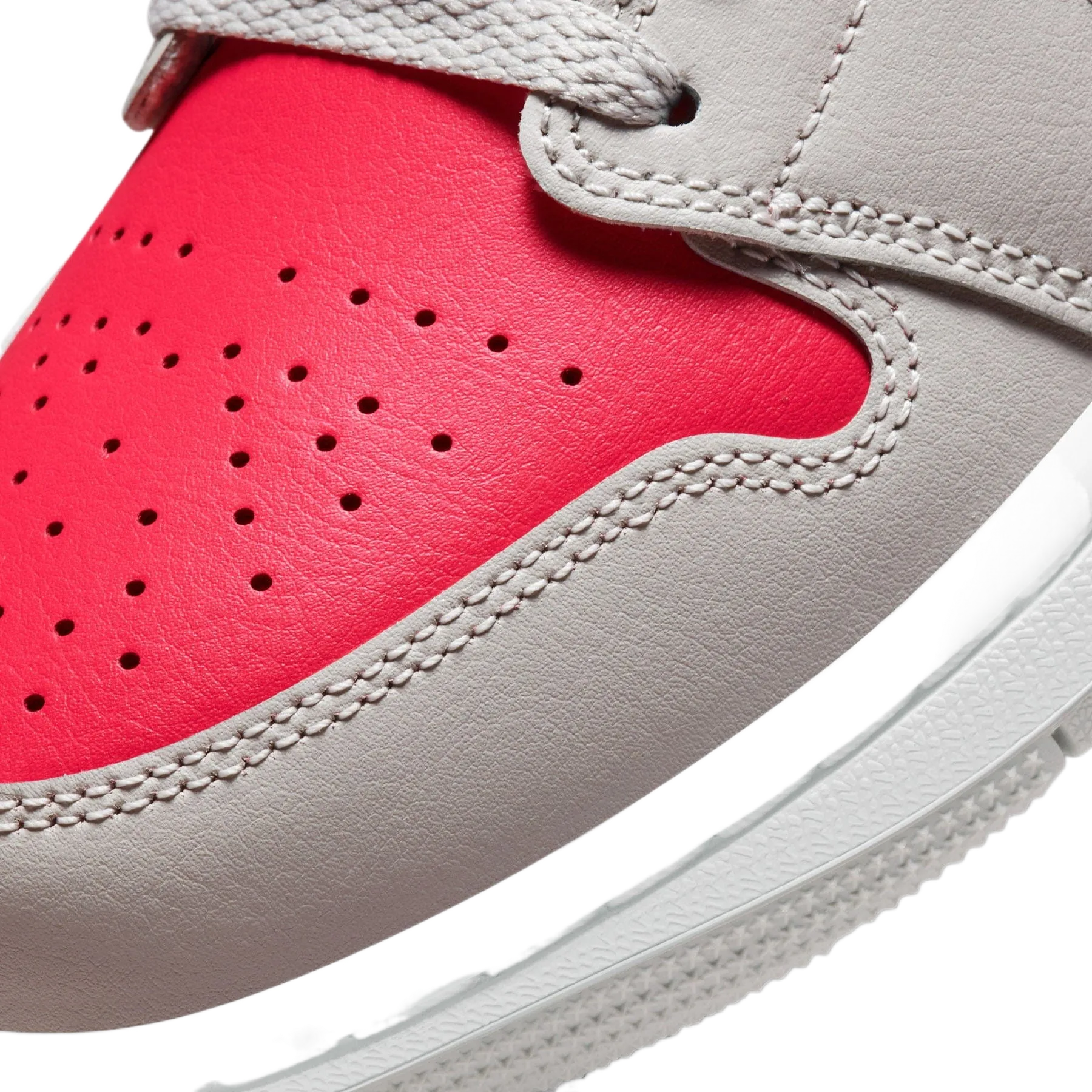 Air Jordan 1 Retro Low Light Iron Ore Siren Red