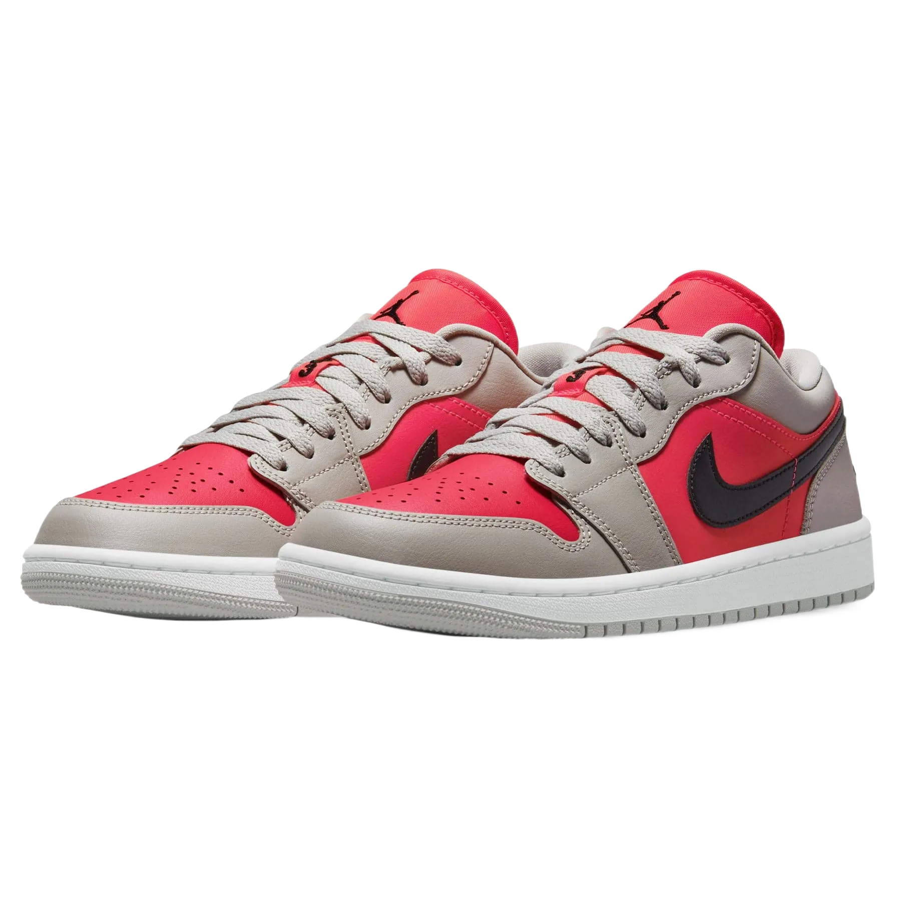 Air Jordan 1 Retro Low Light Iron Ore Siren Red