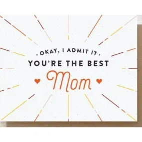 Best Mom Mother's Day Card