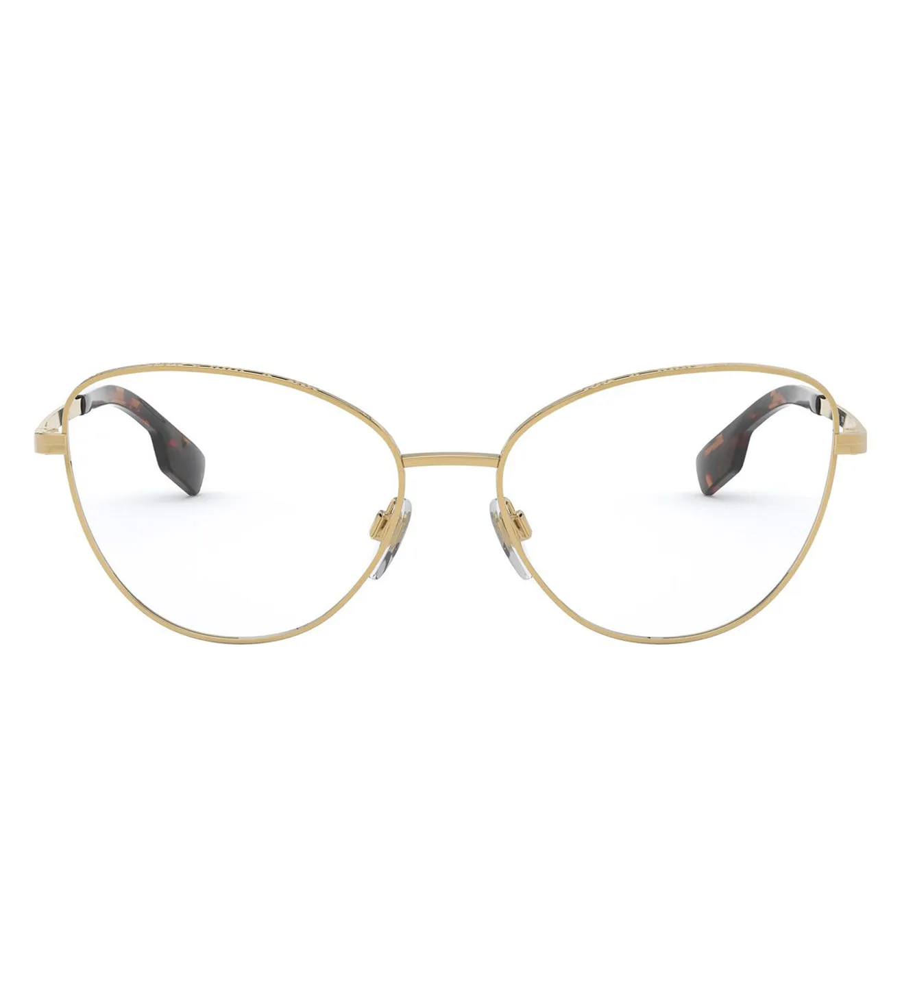 Burberry Women's Gold Cat-eye Optical Frames