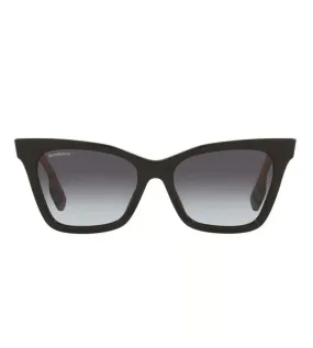 Burberry Women's Grey Cat-eye Sunglasses