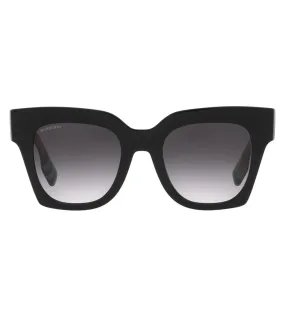 Burberry Women's Grey Gradient Cat-eye Sunglasses