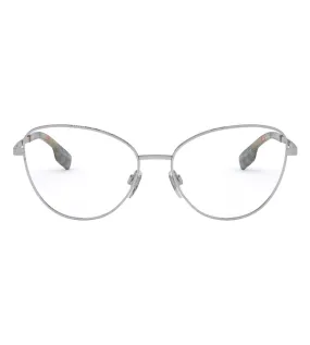 Burberry Women's Silver Cat-eye Optical Frames