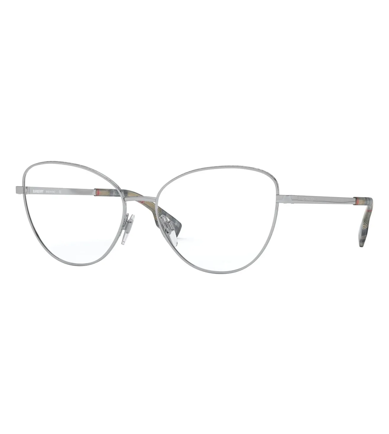 Burberry Women's Silver Cat-eye Optical Frames