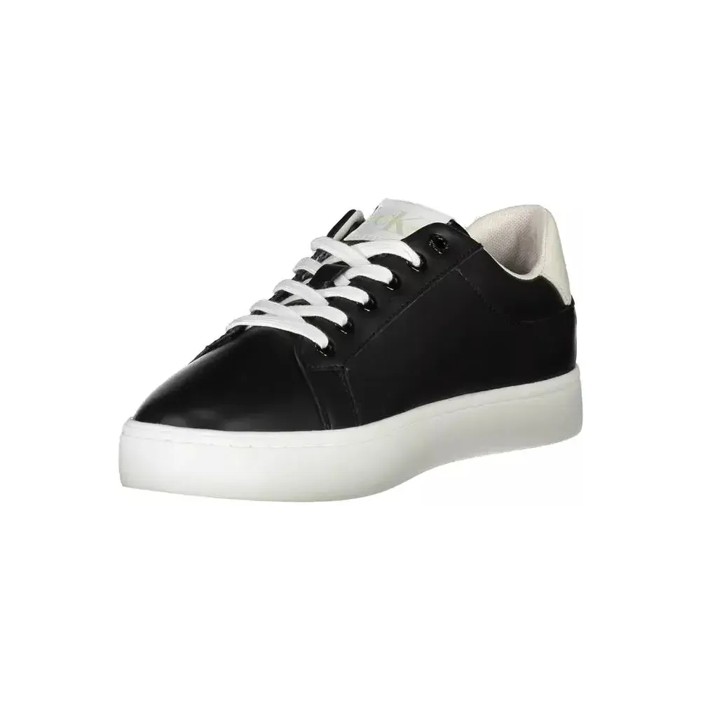 Calvin Klein Black Polyester Men Sneaker