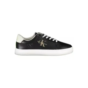 Calvin Klein Black Polyester Men Sneaker