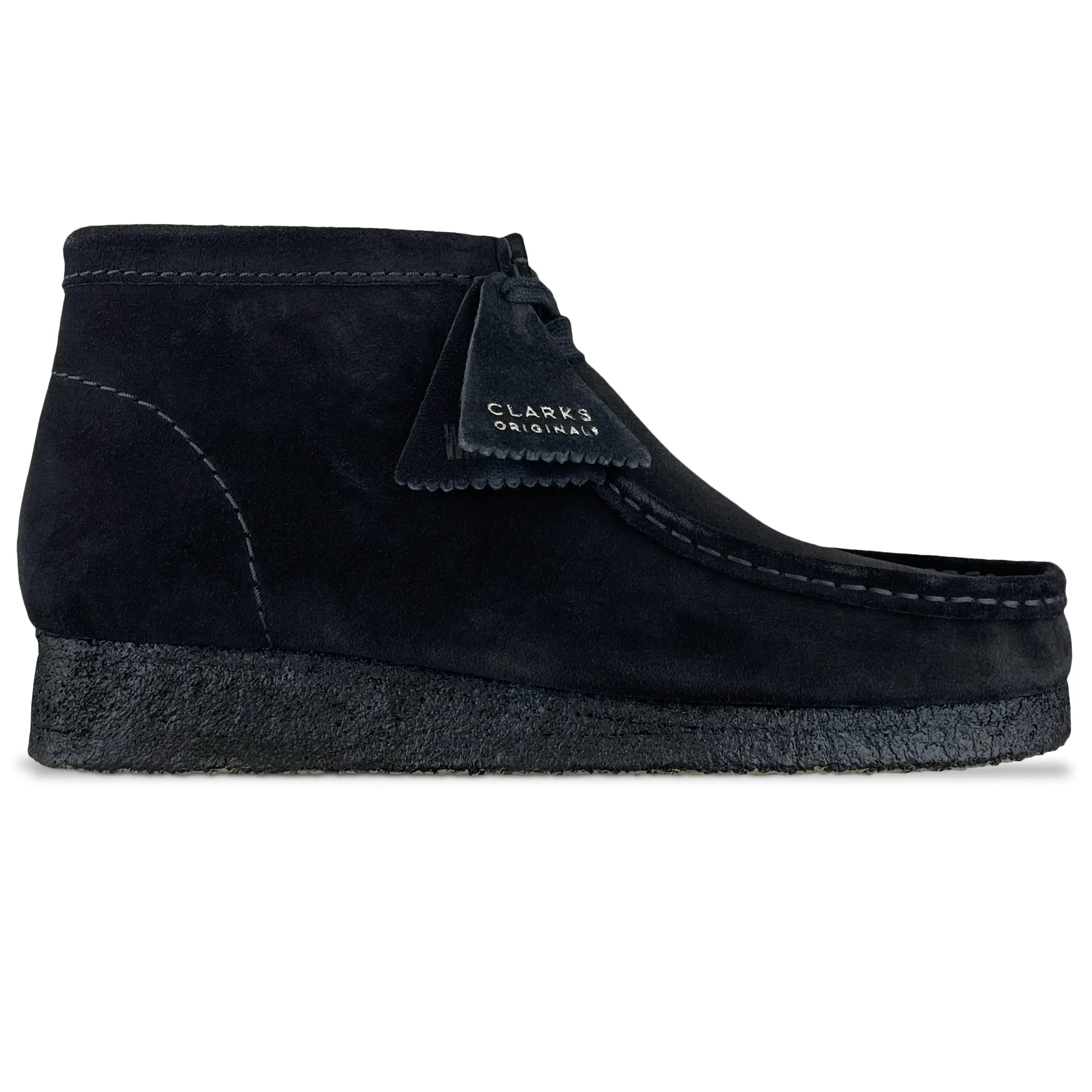 Clarks Originals New Wallabee Boot - Black Suede