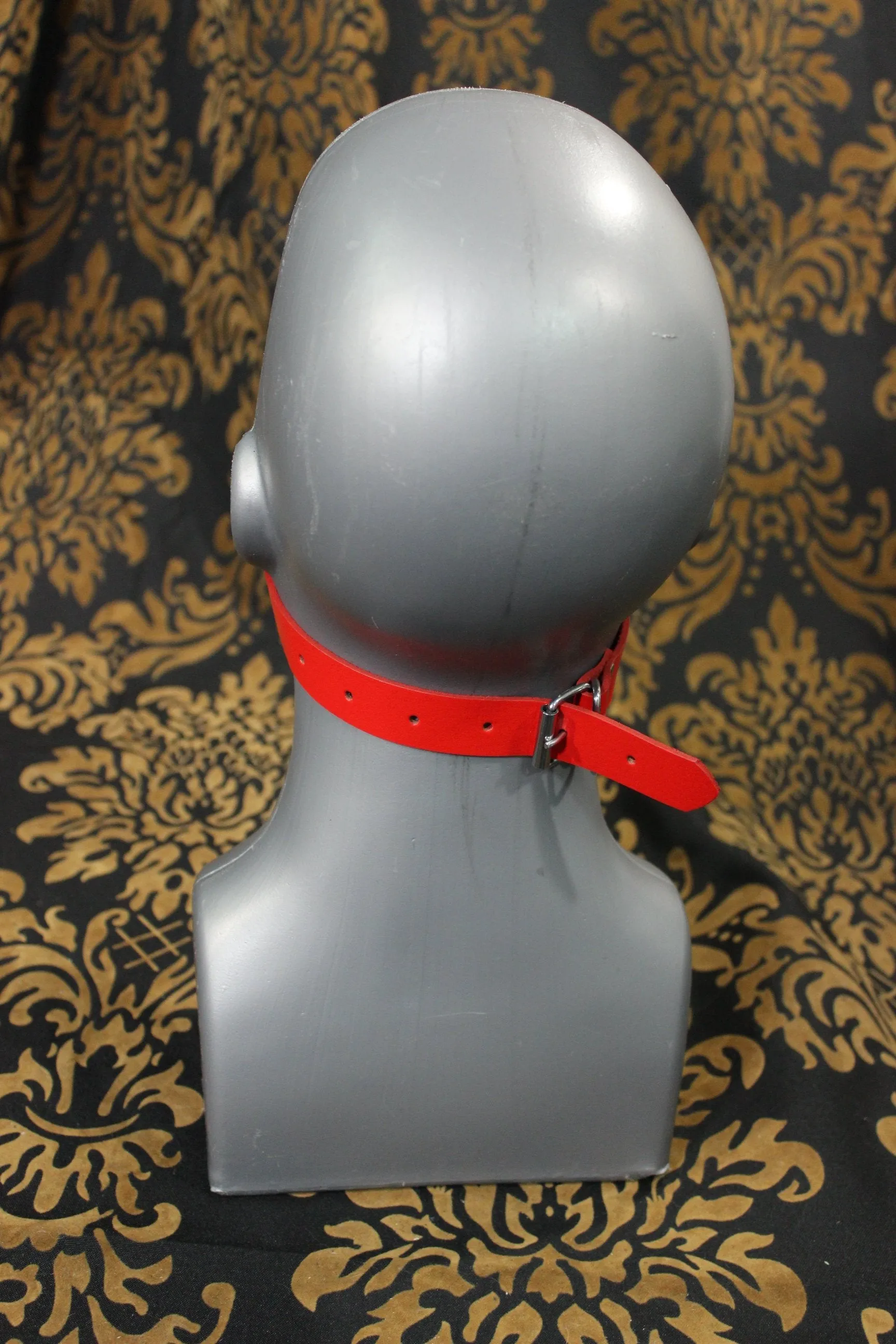 Classic Ball Gag in Black and Red