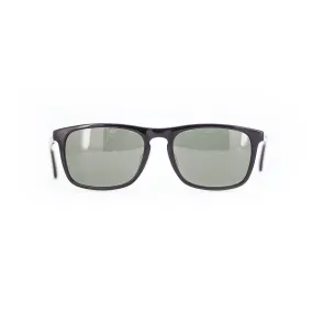 E. Zegna Men's Black Plastic Square Sunglasses EZ 0045F/01R