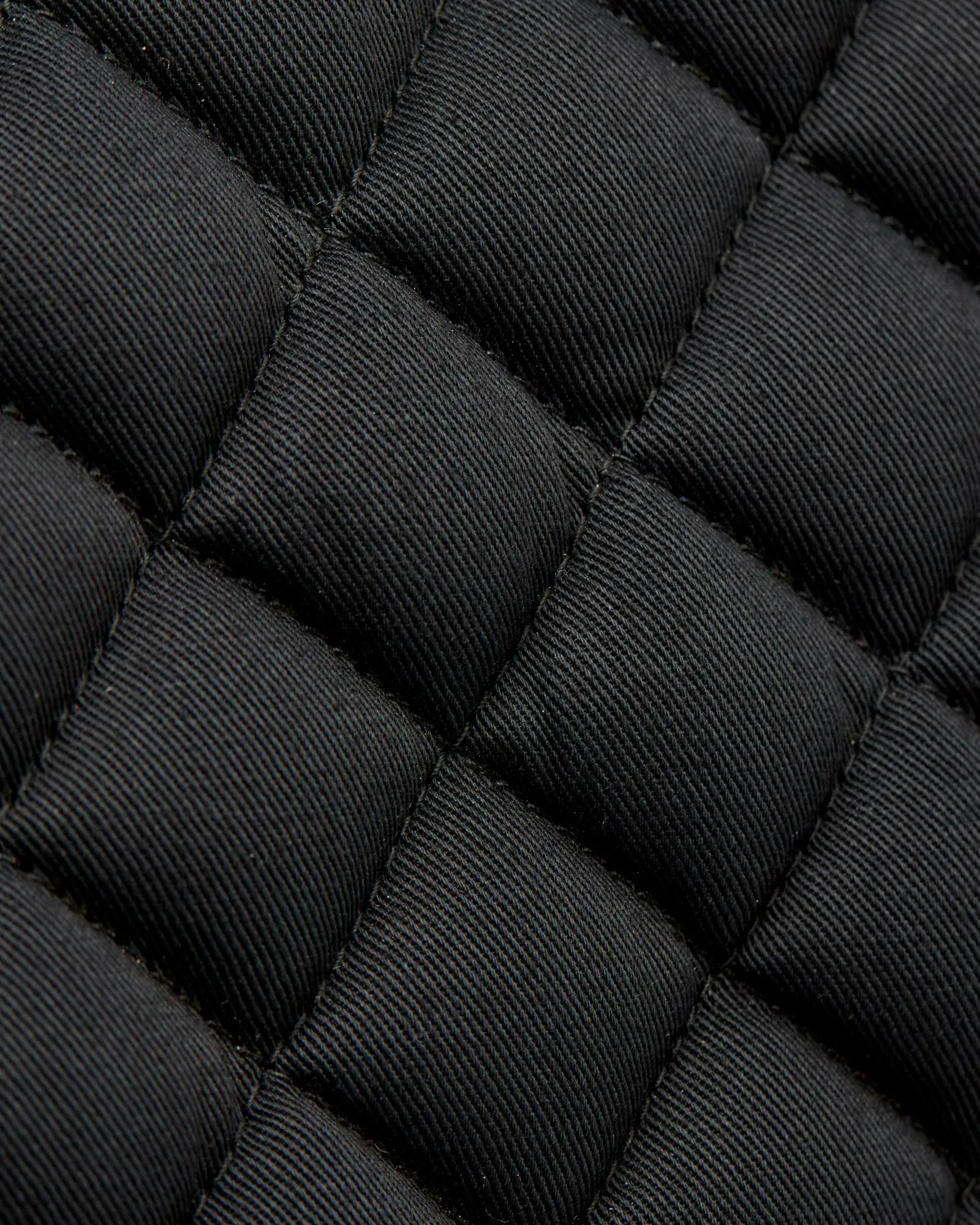 Eqcouture 'Symmetry' Classic Quilt Dressage Saddle Pad - CHARCOAL (BLACK)