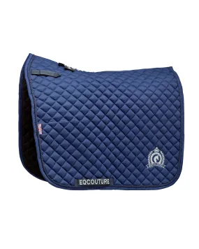 Eqcouture 'Symmetry' Classic Quilt Dressage Saddle Pad - MIDNIGHT (NAVY)