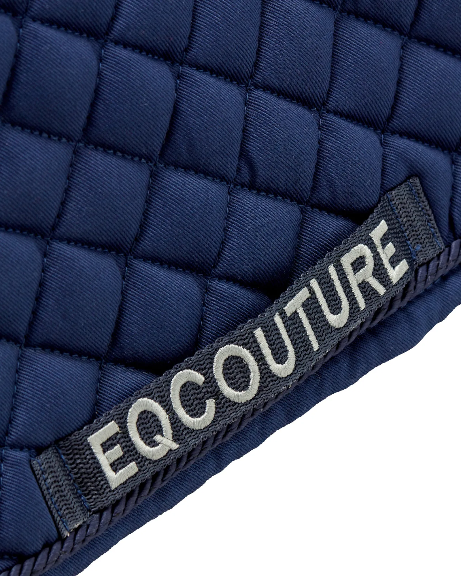 Eqcouture 'Symmetry' Classic Quilt Dressage Saddle Pad - MIDNIGHT (NAVY)