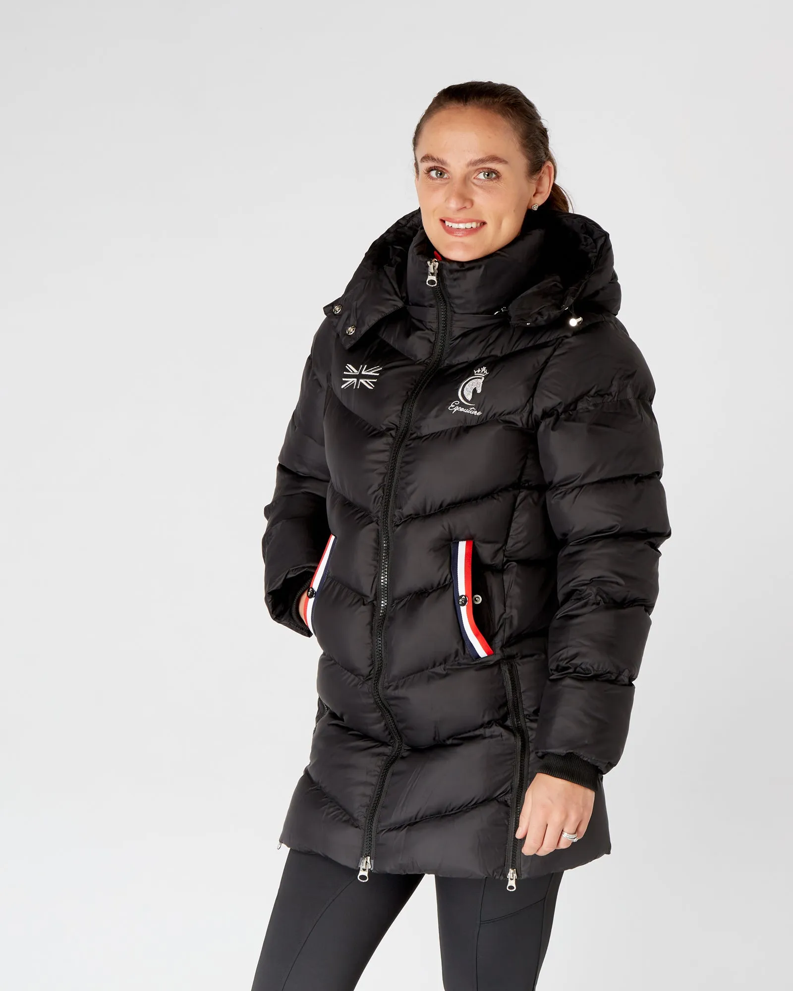 Exclusive Long Black Puffer Coat / Jacket 1.0 - Detachable Hood