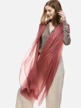 Featherlight Desert Rose Cashmere Scarf