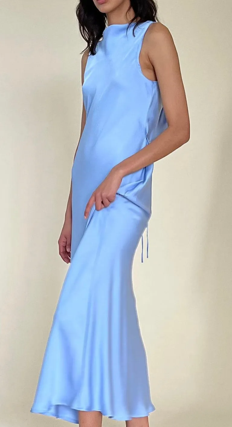 Firebird Cowl Gown (Blue)