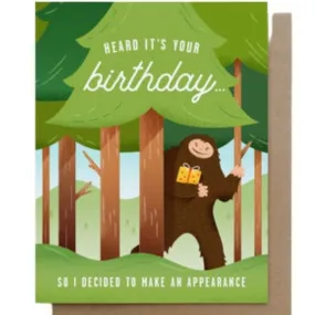 Heard It's Your Birthday Card