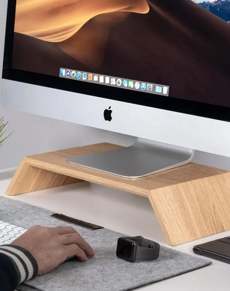 Solid Wood Monitor Stand