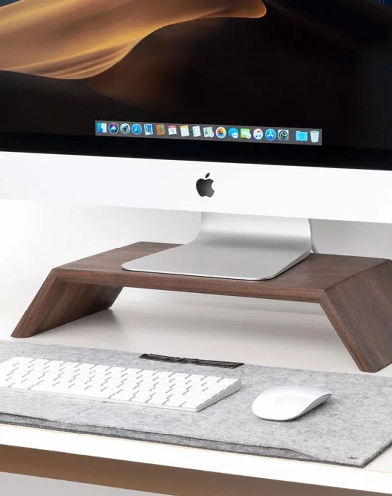 Solid Wood Monitor Stand