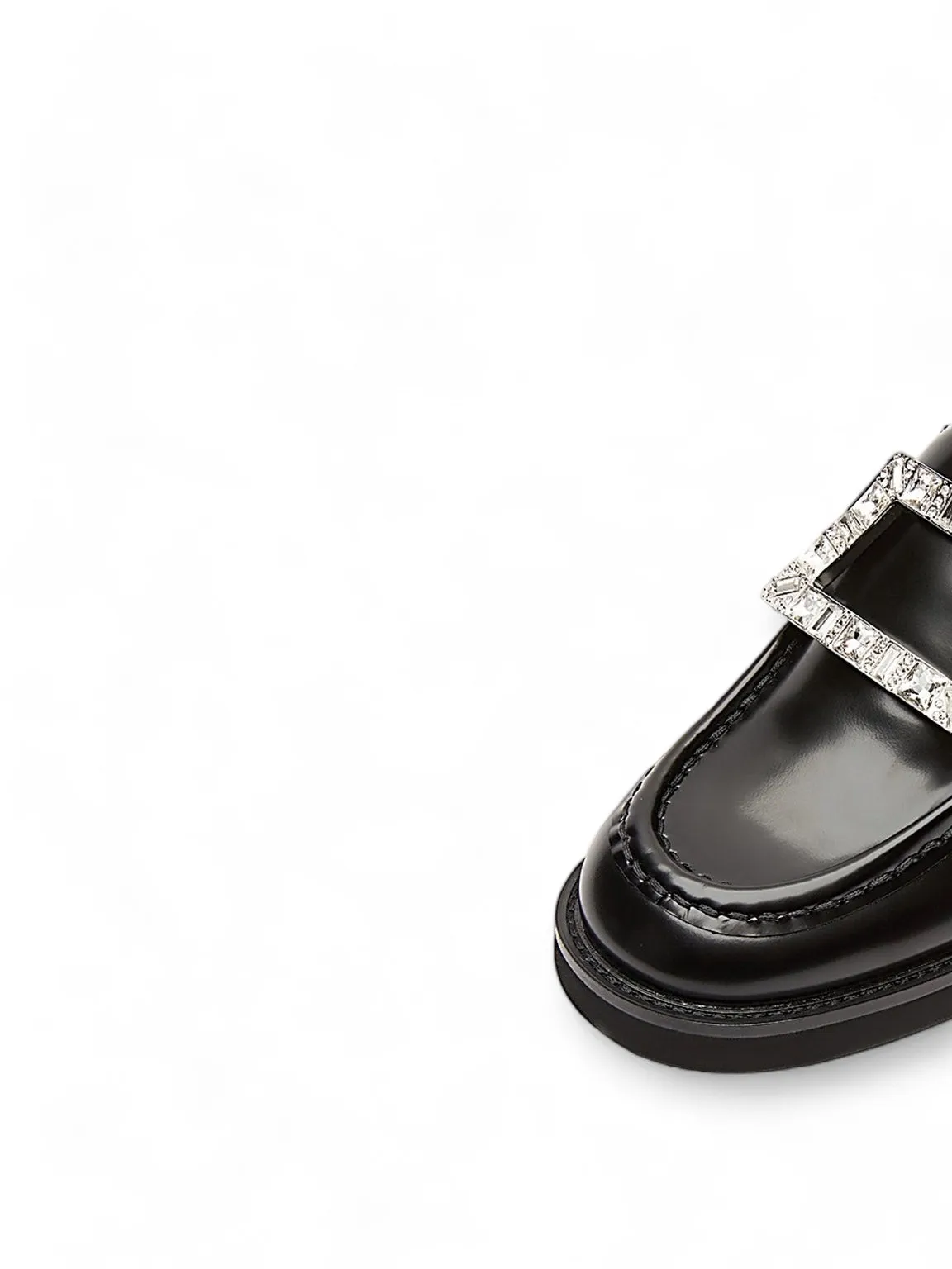 Square Diamanté Slip-on Pop Loafer