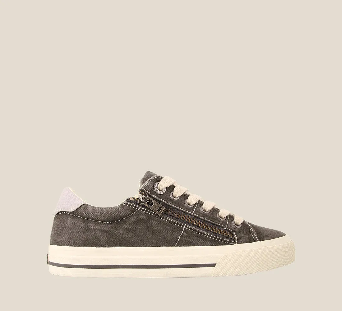 TAOS Z SOUL CANVAS SNEAKER GRAPHITE/LIGHT GREY